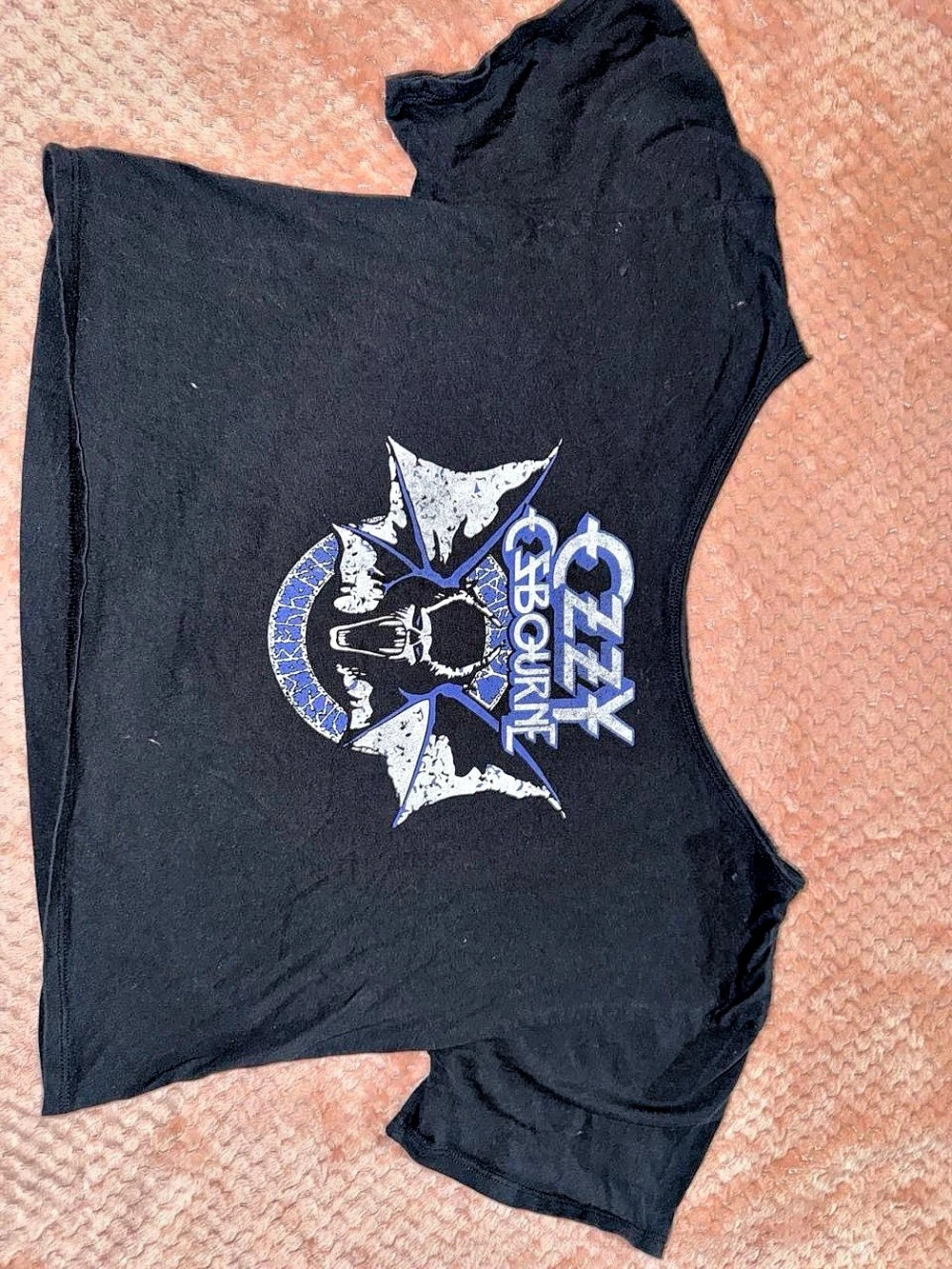 Ozzy Osbourne graphic tee Black & Blue Large